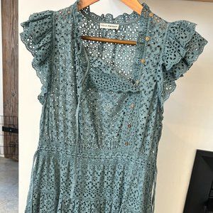 Ulla Johnson Mock Neck Long Dress (Like New)